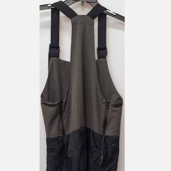 Mountain Hardwear Firefall Bib Men’s Small Snow Ski Pants Overalls Black Gray - Picture 5 of 7